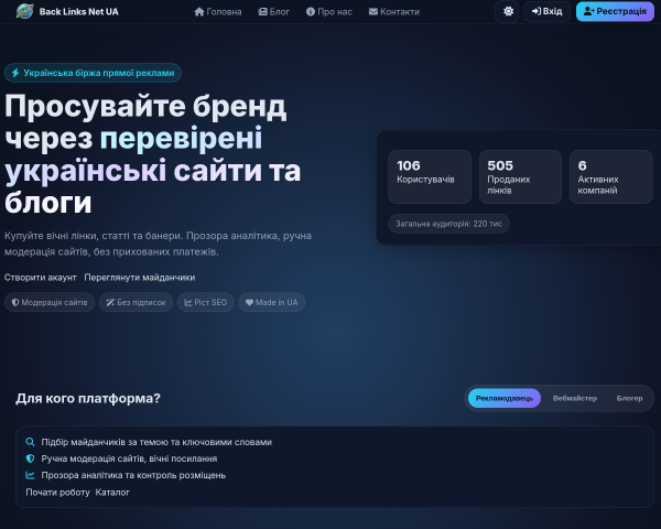 Back Links Net UA