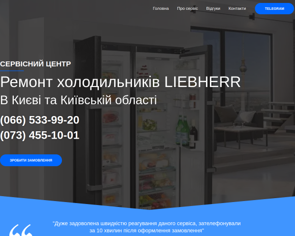 Ремонт холодильників Liebherr в Києві