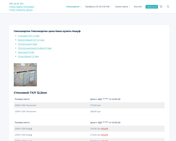 гипсокартон.kiev.ua