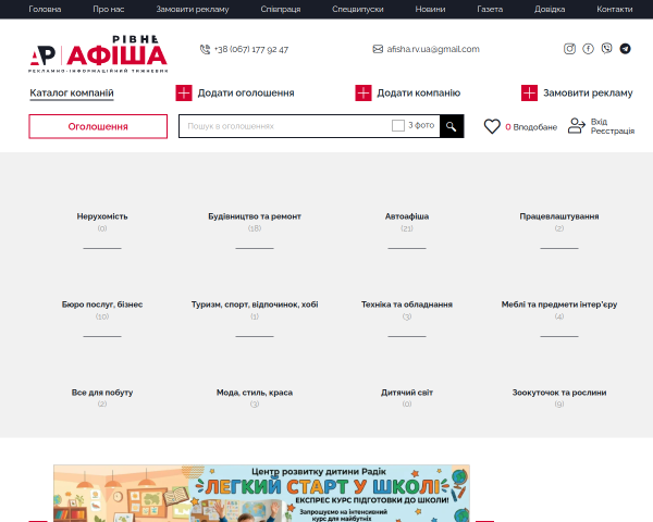 Афиша. Ровно